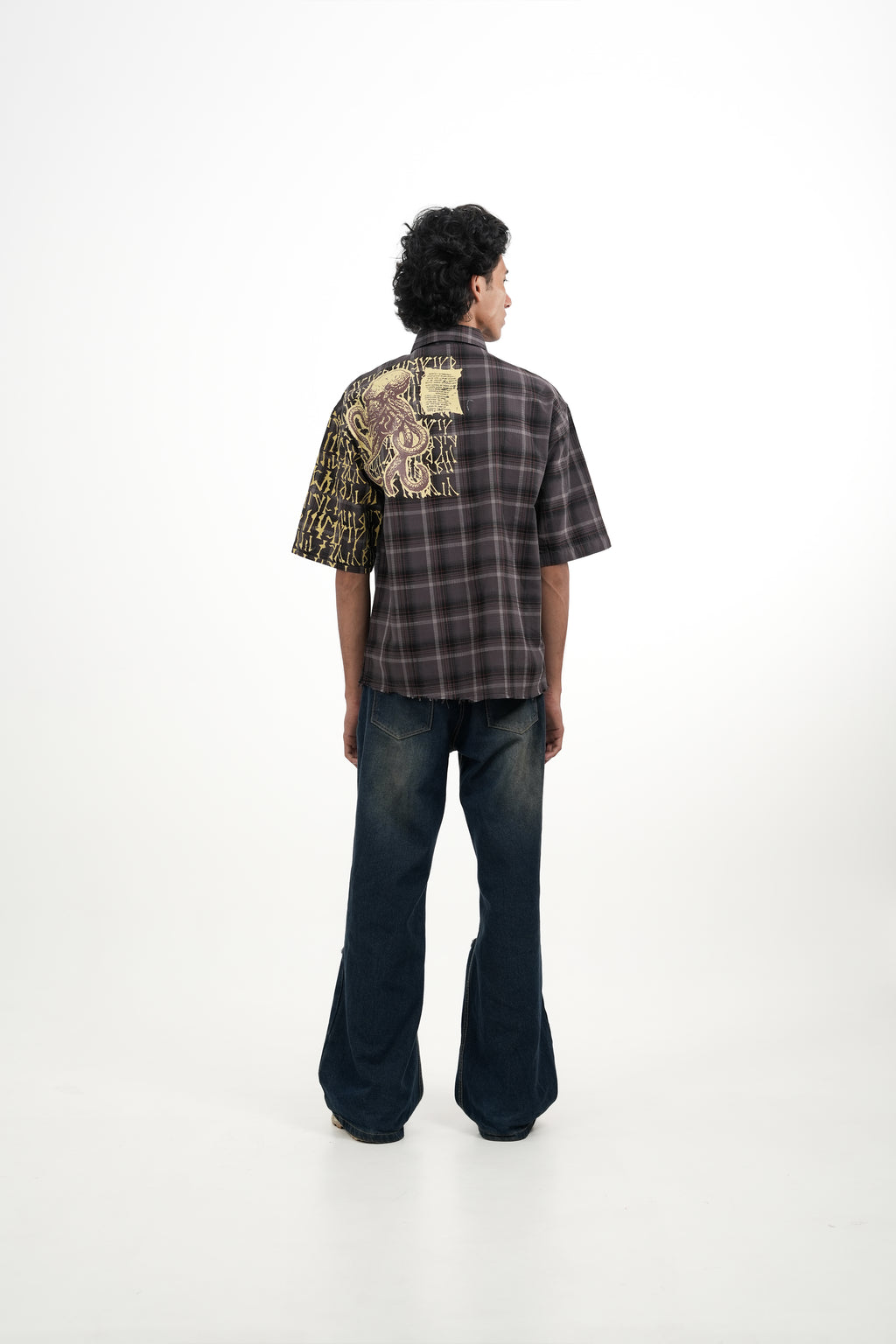 PORTSIDE 13 – Charcoal Cotton Oversized Shirt