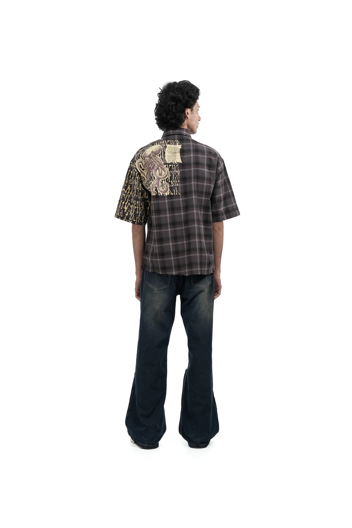 PORTSIDE 13 – Charcoal Cotton Oversized Shirt