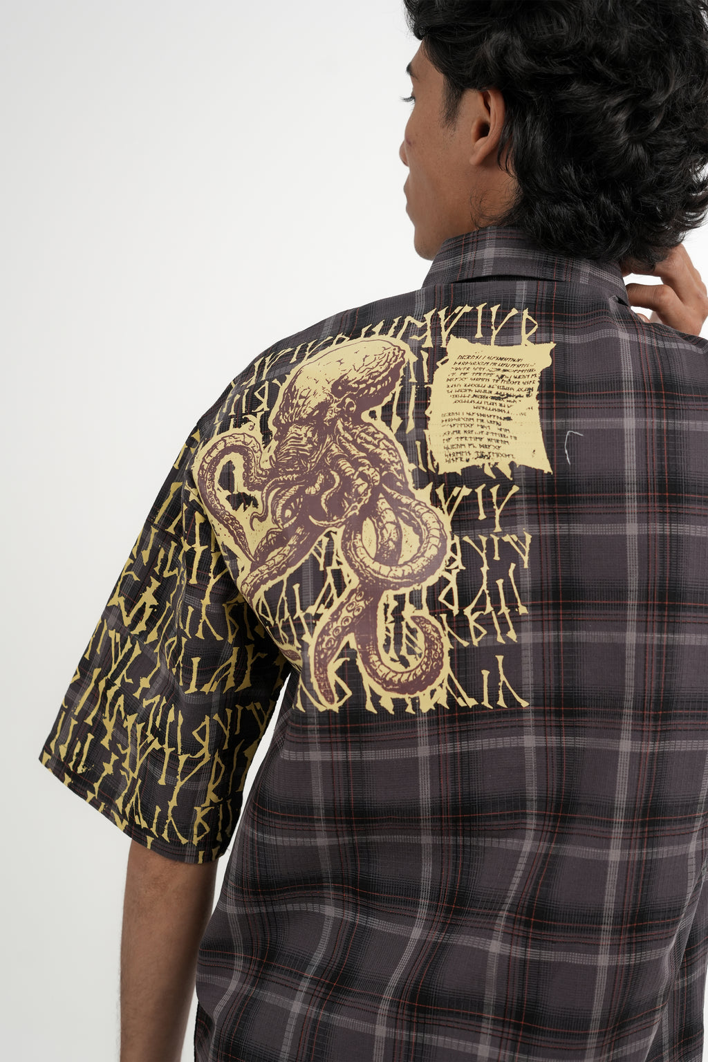 PORTSIDE 13 – Charcoal Cotton Oversized Shirt